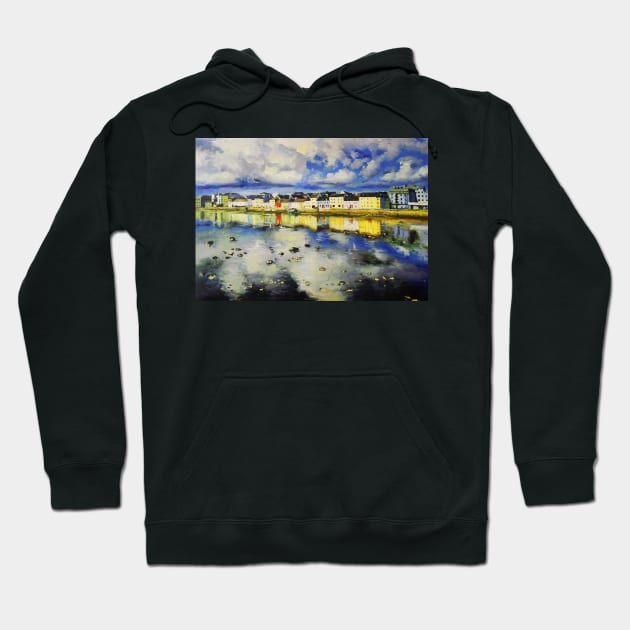 The Long Walk, Galway City Hoodie by conchubar